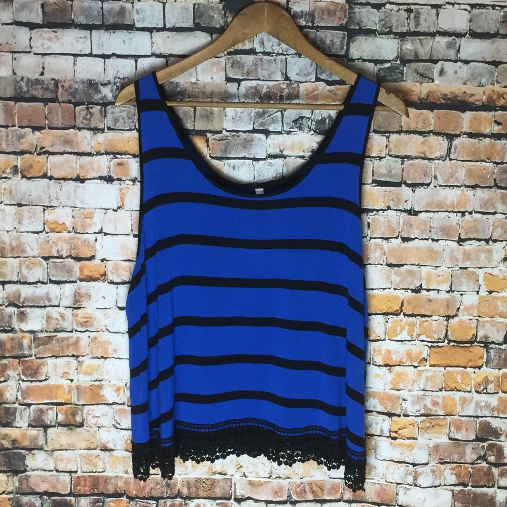 Kensie Striped Tank Top